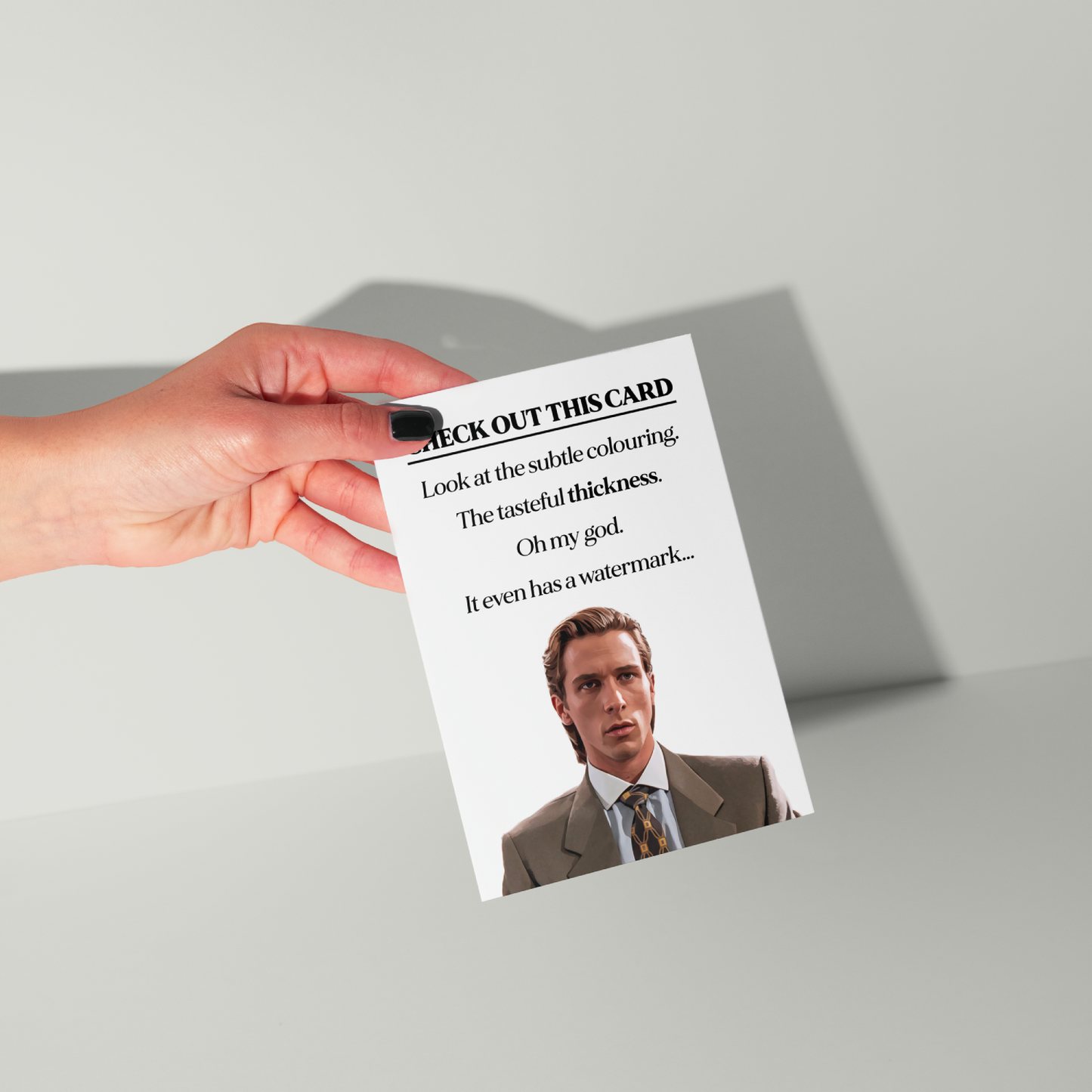 American Psycho Birthday Card