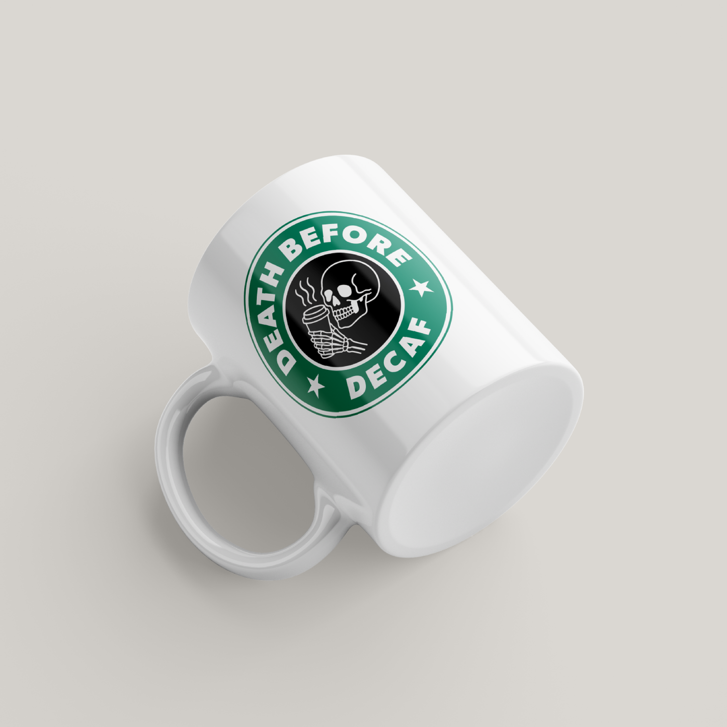Death Before Decaf Mug