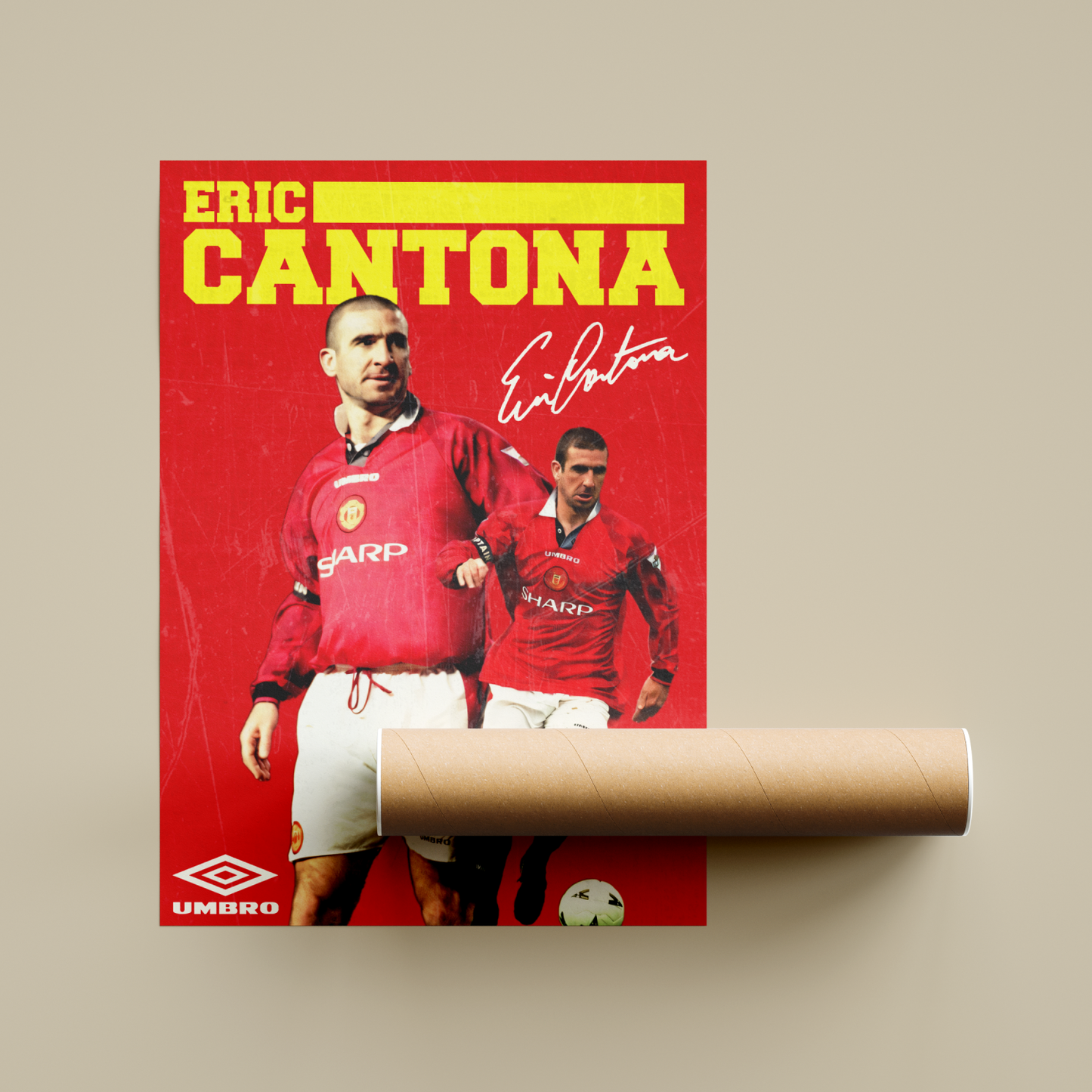 Eric Cantona Poster