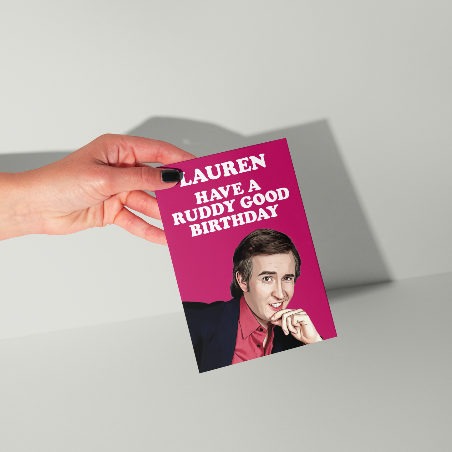 Funny Alan Partridge Personalised Birthday Card