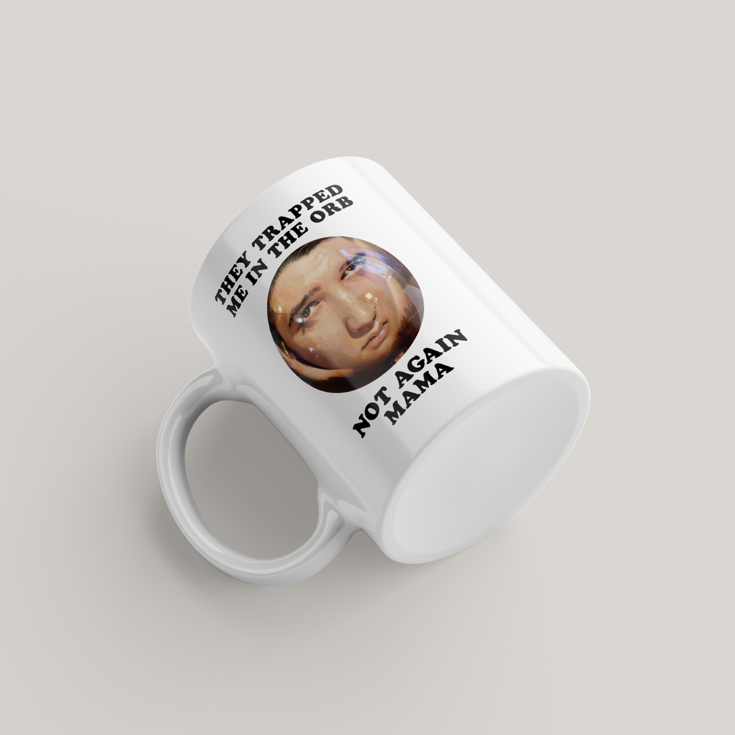 Funny Elvis Orb Meme Mug