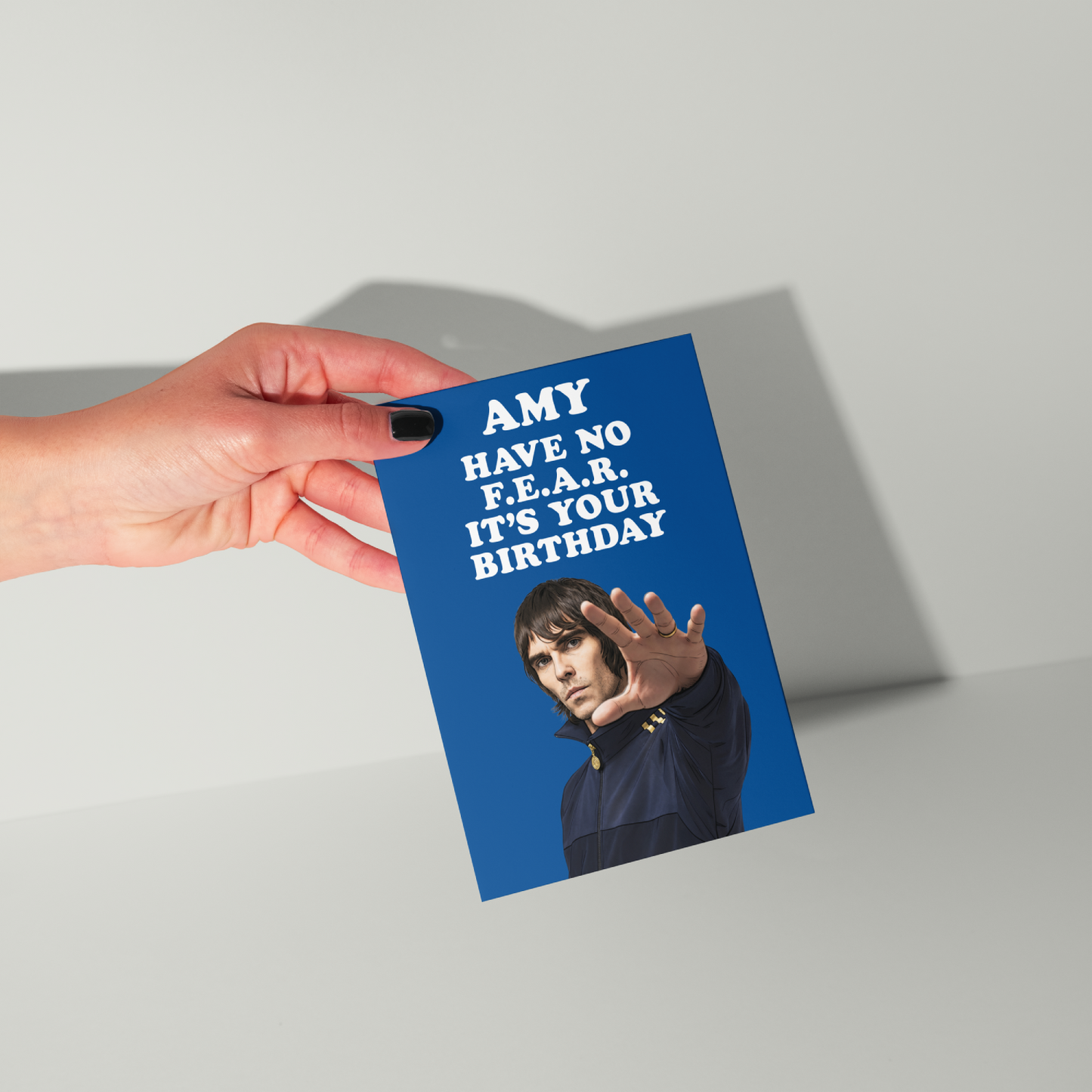 Ian Brown Personalised Birthday Card