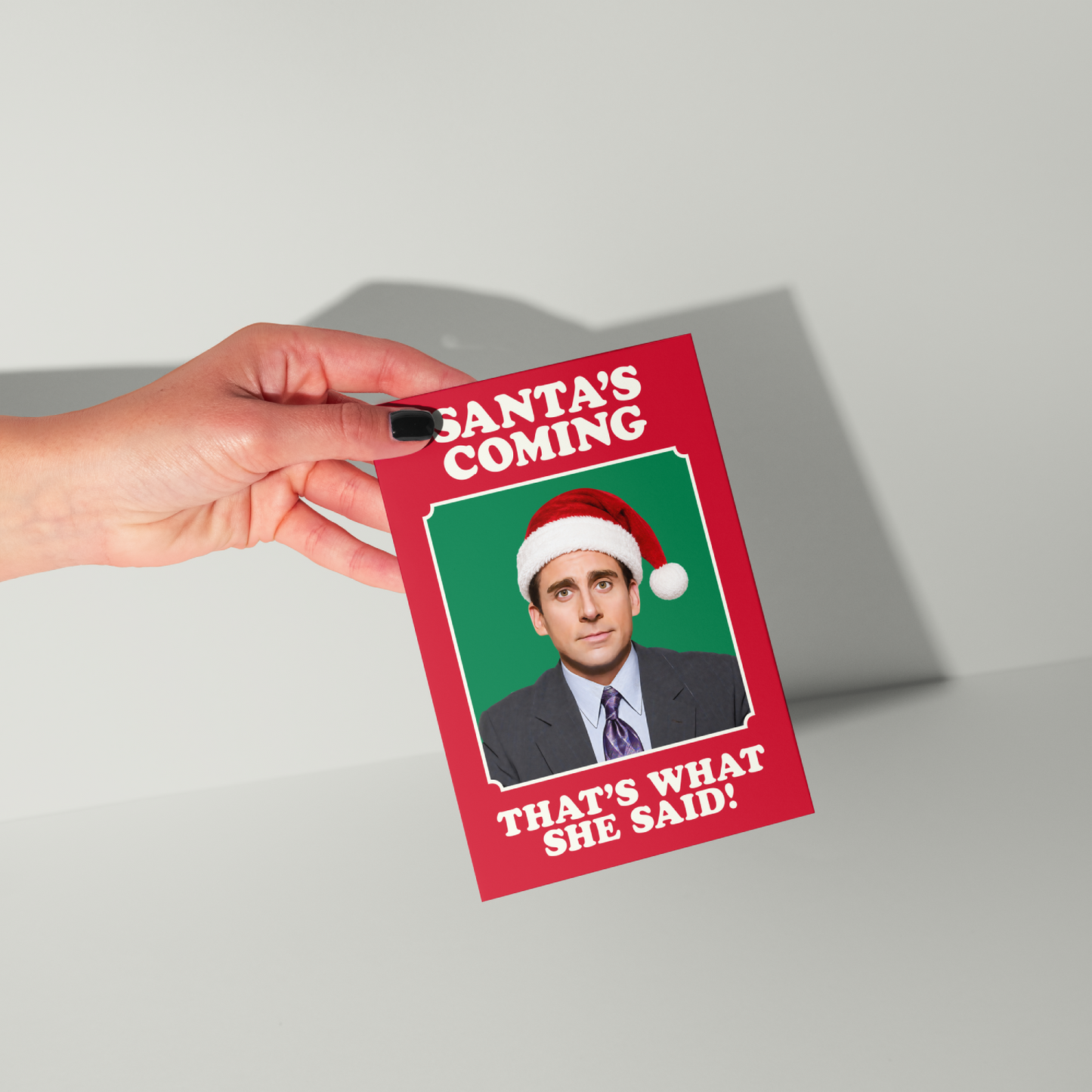 Funny Michael Scott Christmas Card