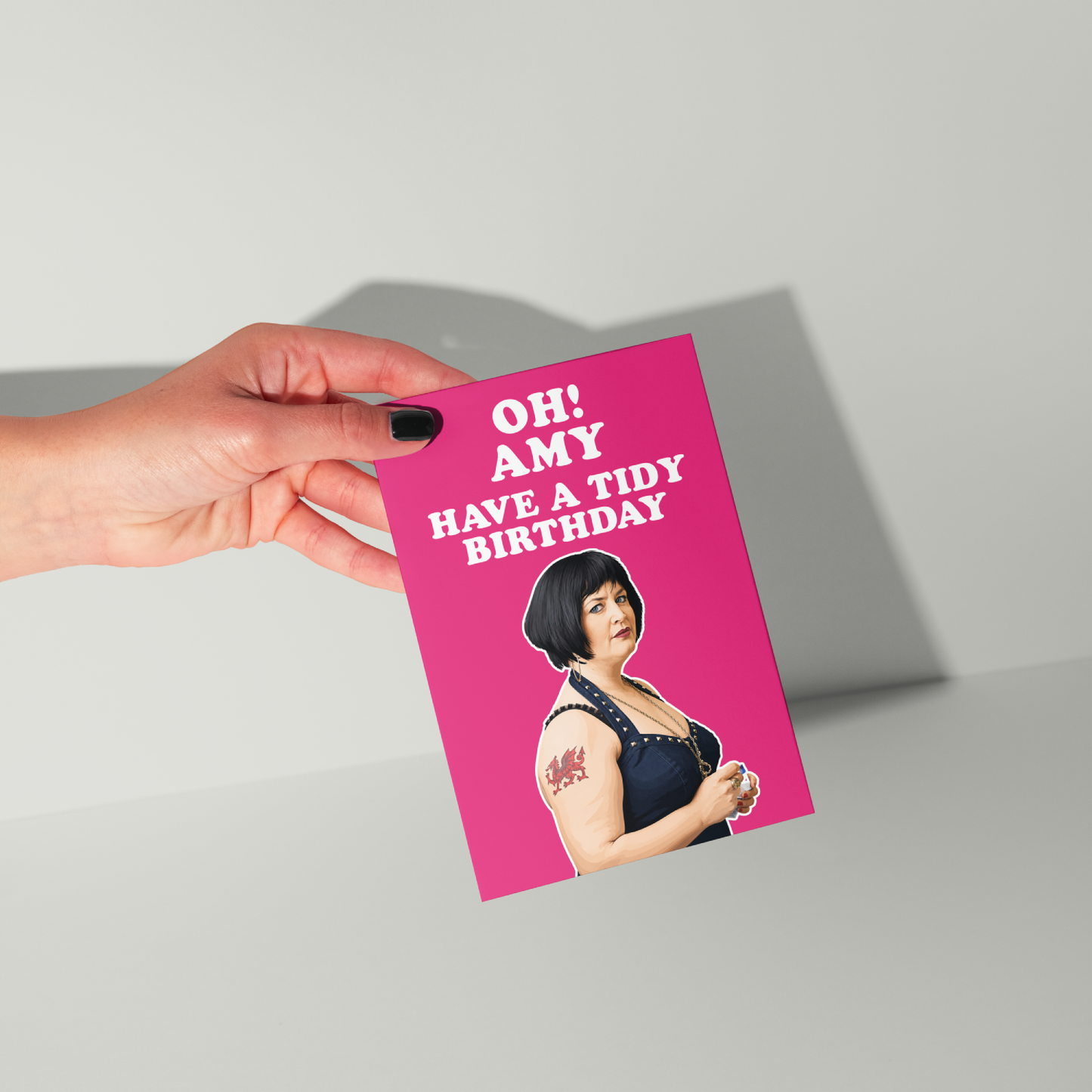 Funny Nessa Personalised Birthday Card