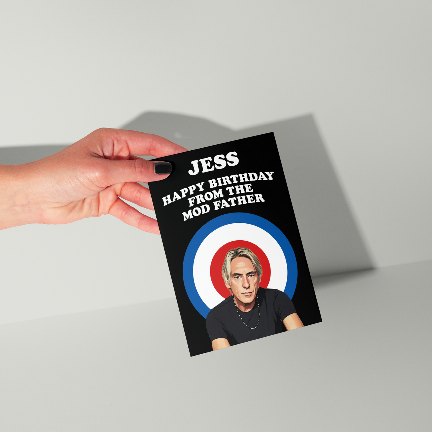 Funny Paul Weller Personalised Birthday Card