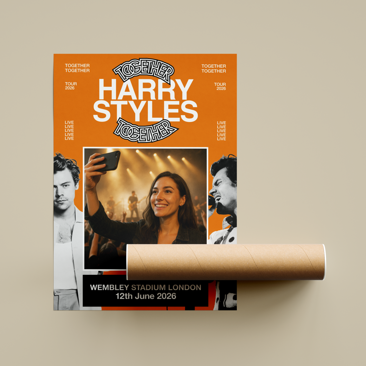 Harry Styles Together Together Personalised Tour Poster