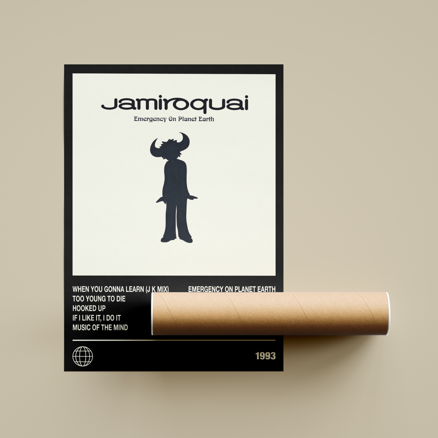 Jamiroquai Emergency On Planet Earth Album Poster