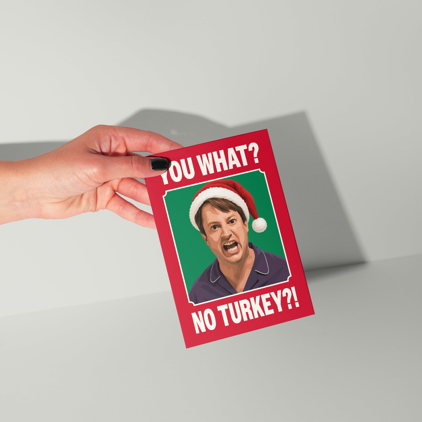 Mark Corrigan No Turkey Christmas Card