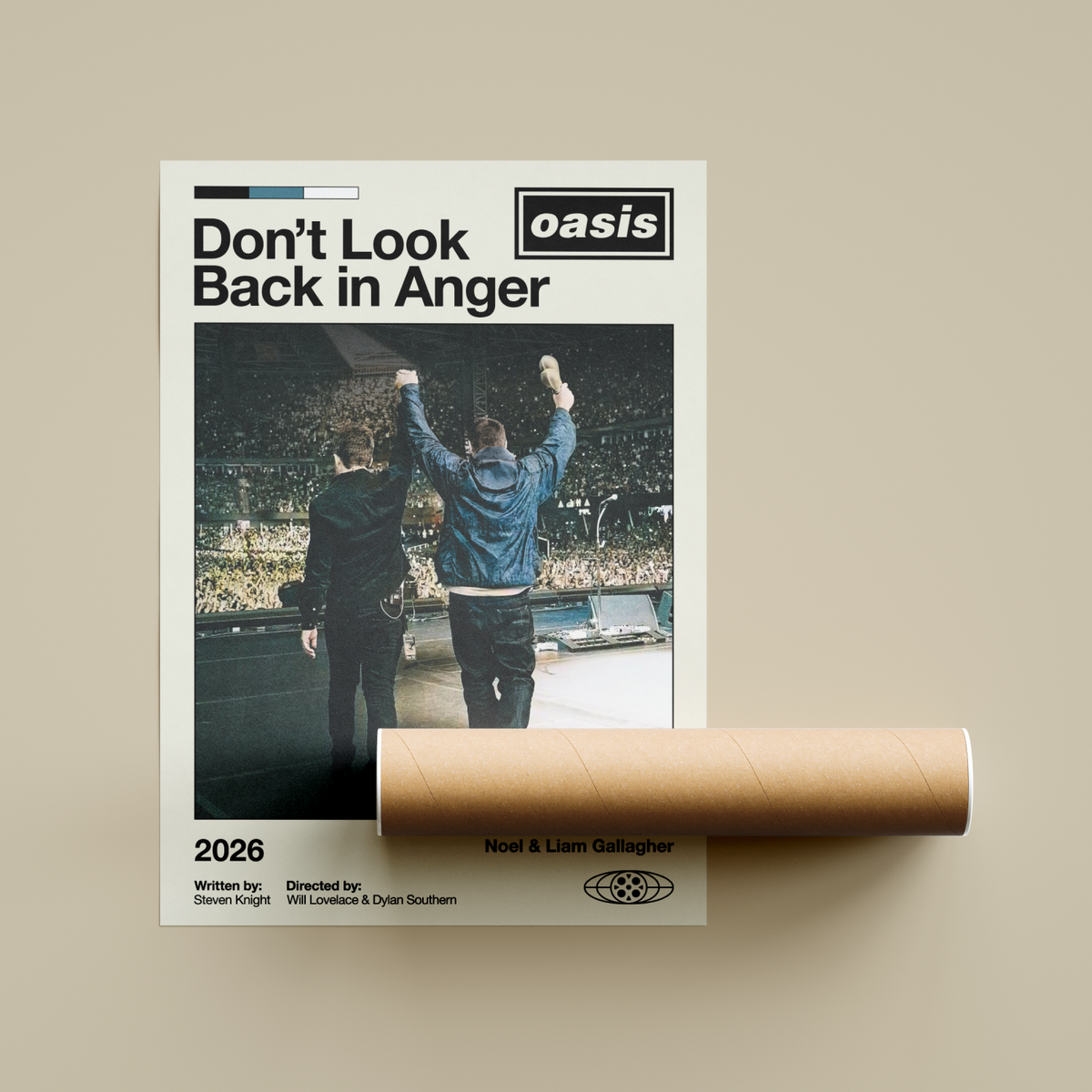 Oasis Don't Look Back in Anger Movie Poster