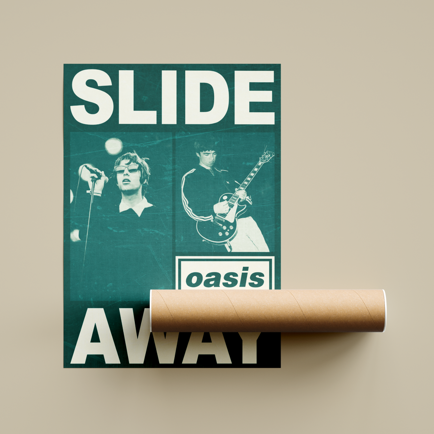 Oasis Slide Away Poster