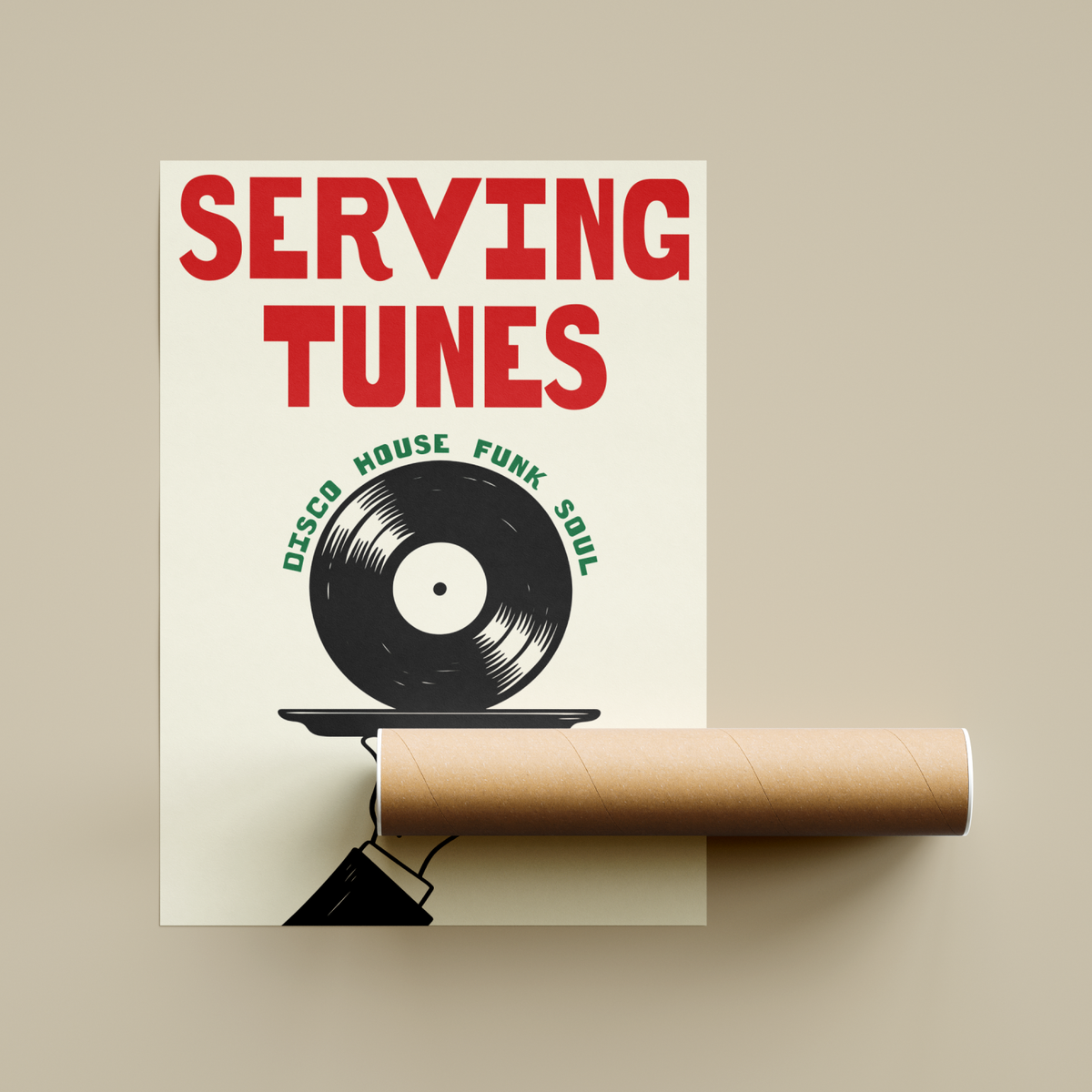 Serving Tunes Poster