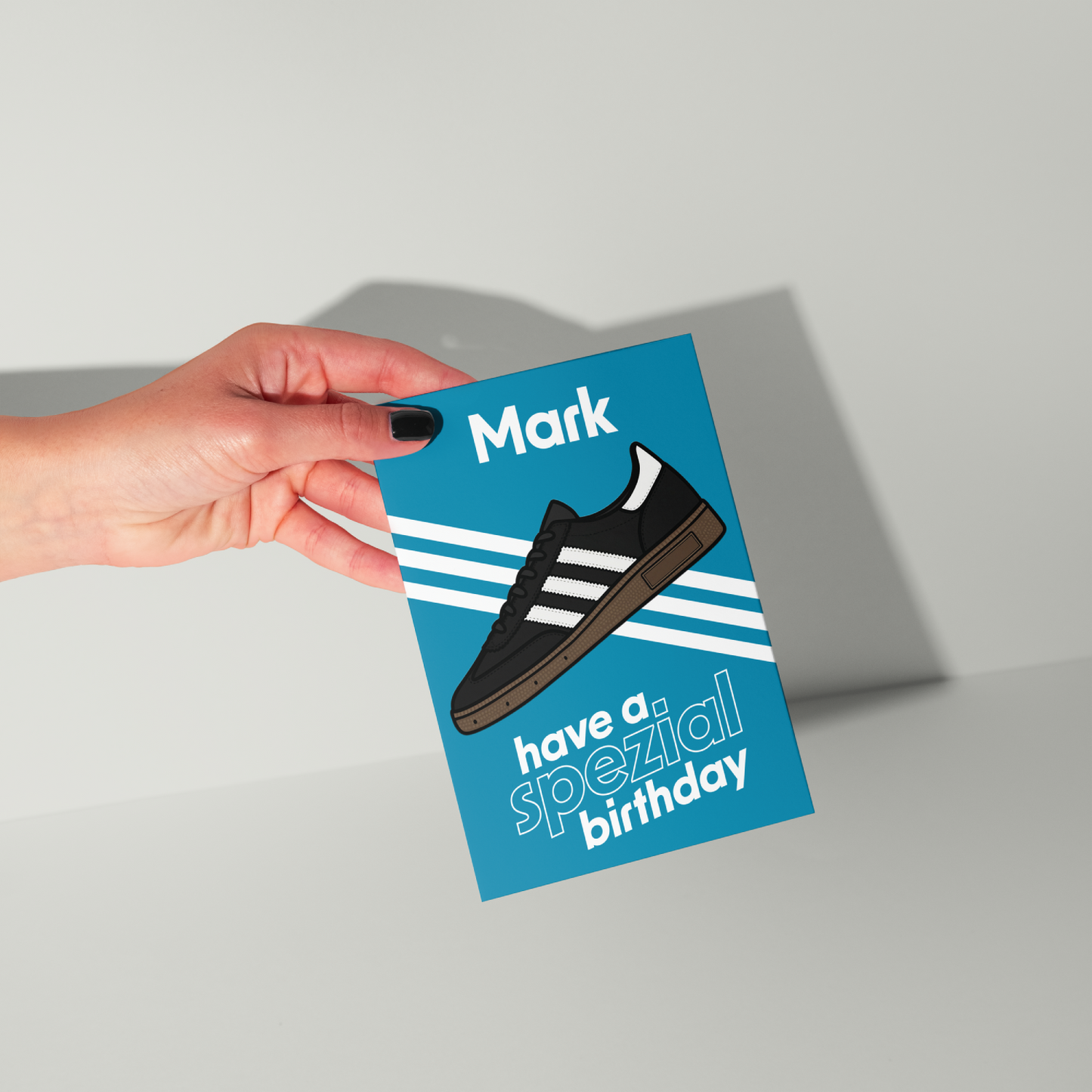 Adidas Spezial Personalised Birthday Card