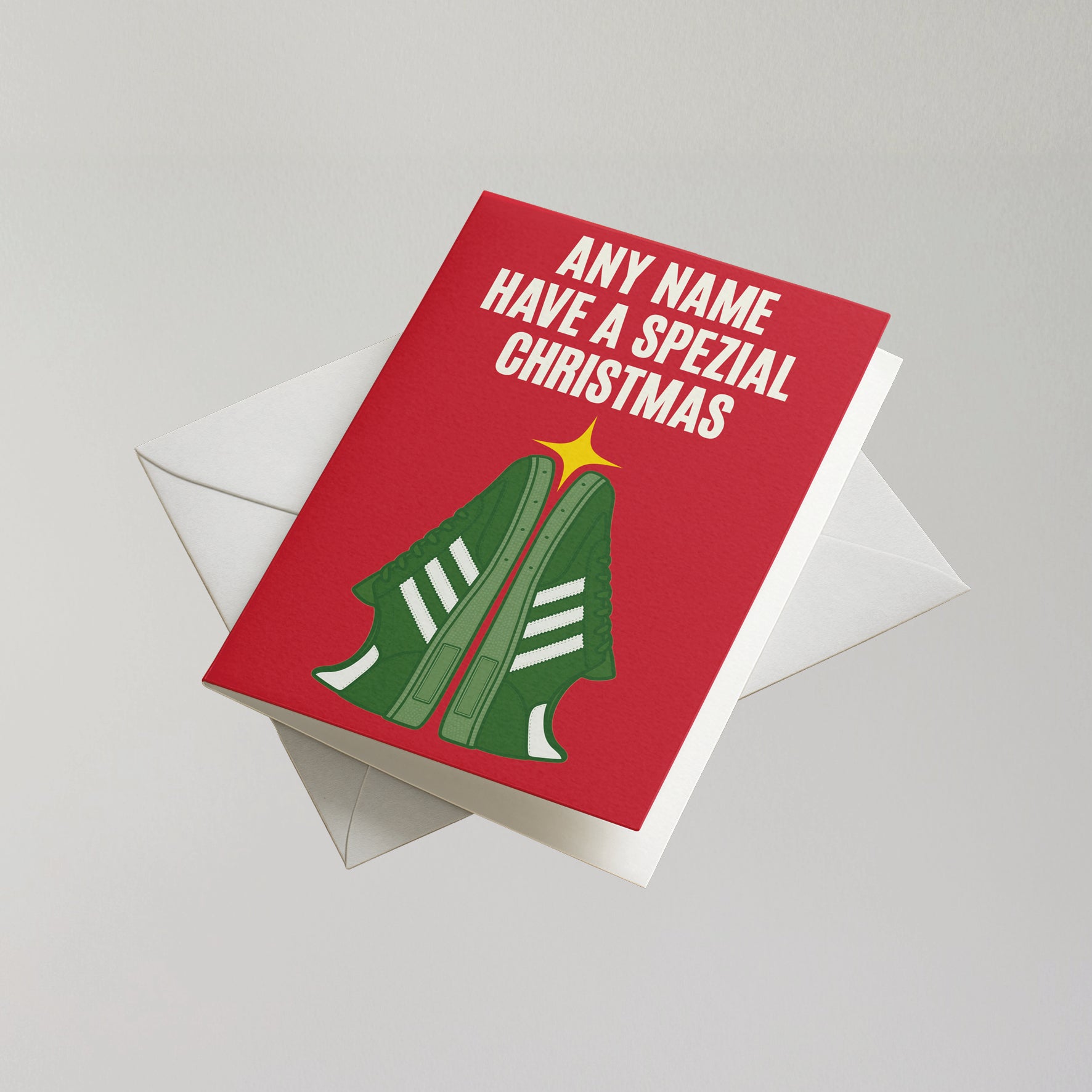 Adidas Spezial Personalised Christmas Card