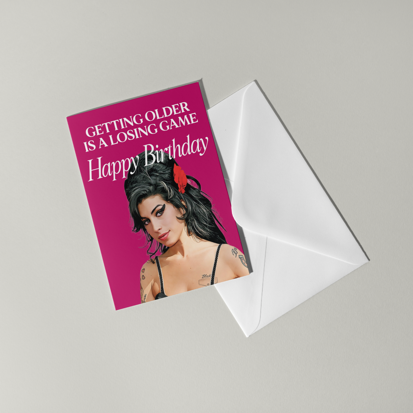 Amy Winehouse Birthday Card