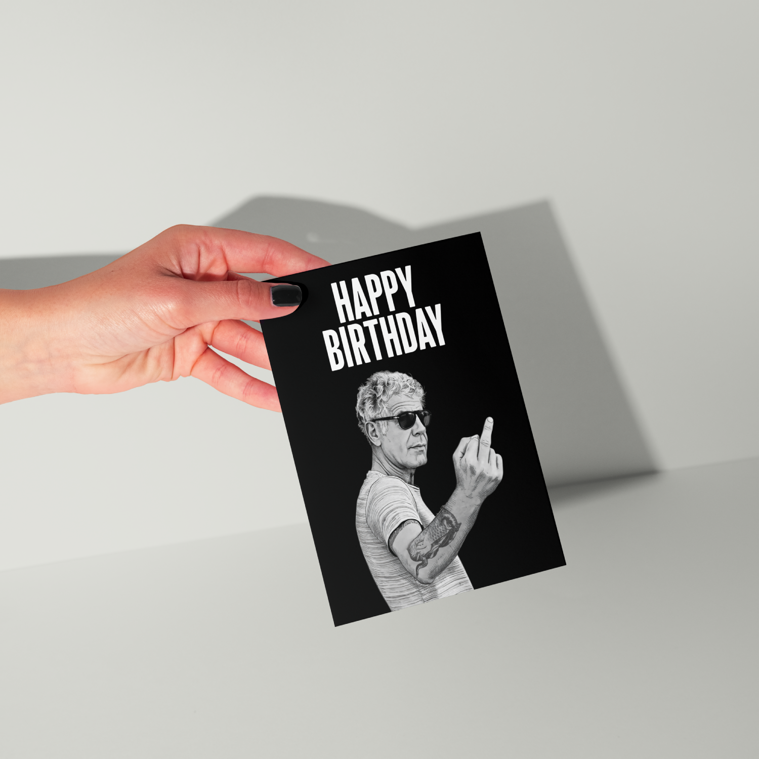 Anthony Bourdain Birthday Card