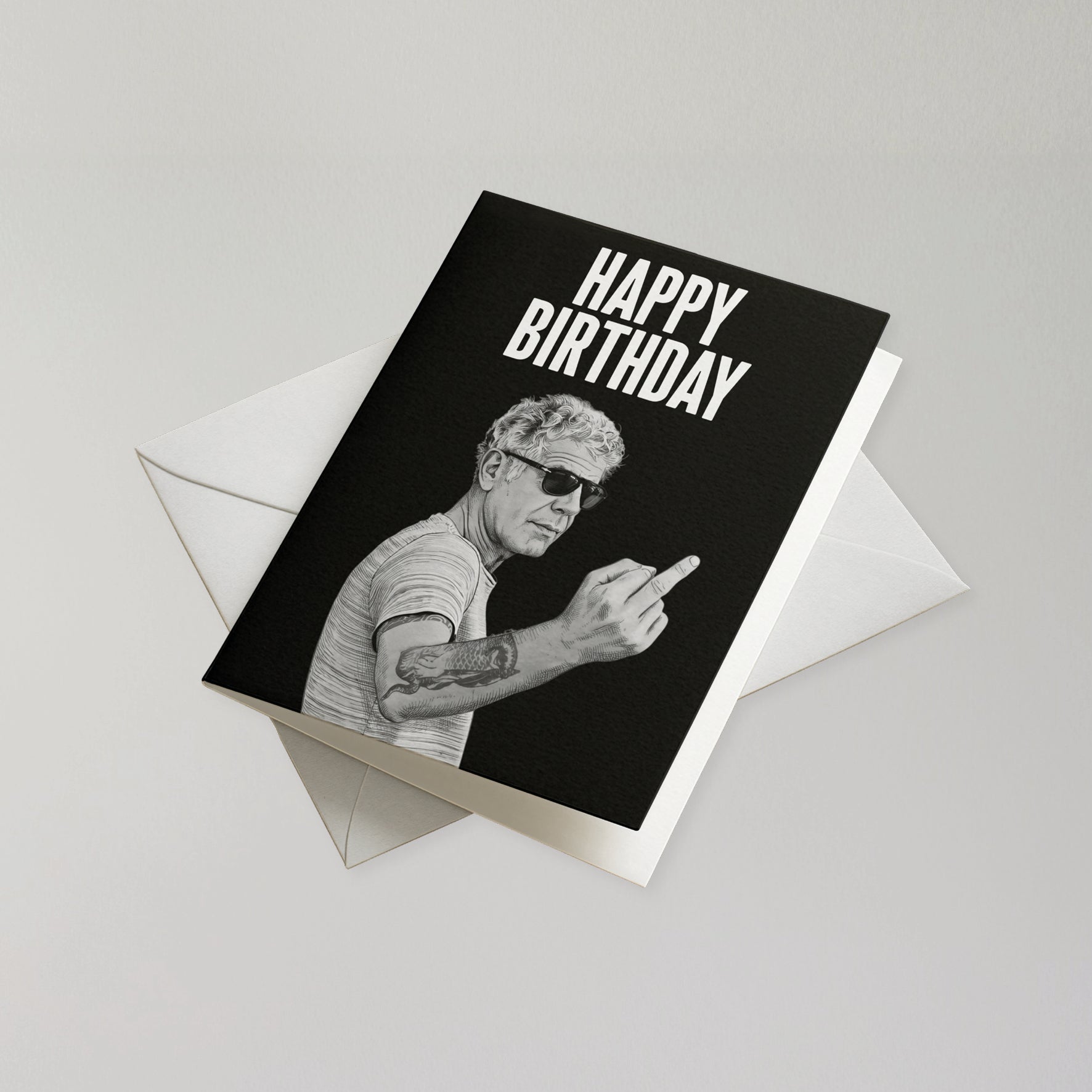 Anthony Bourdain Birthday Card