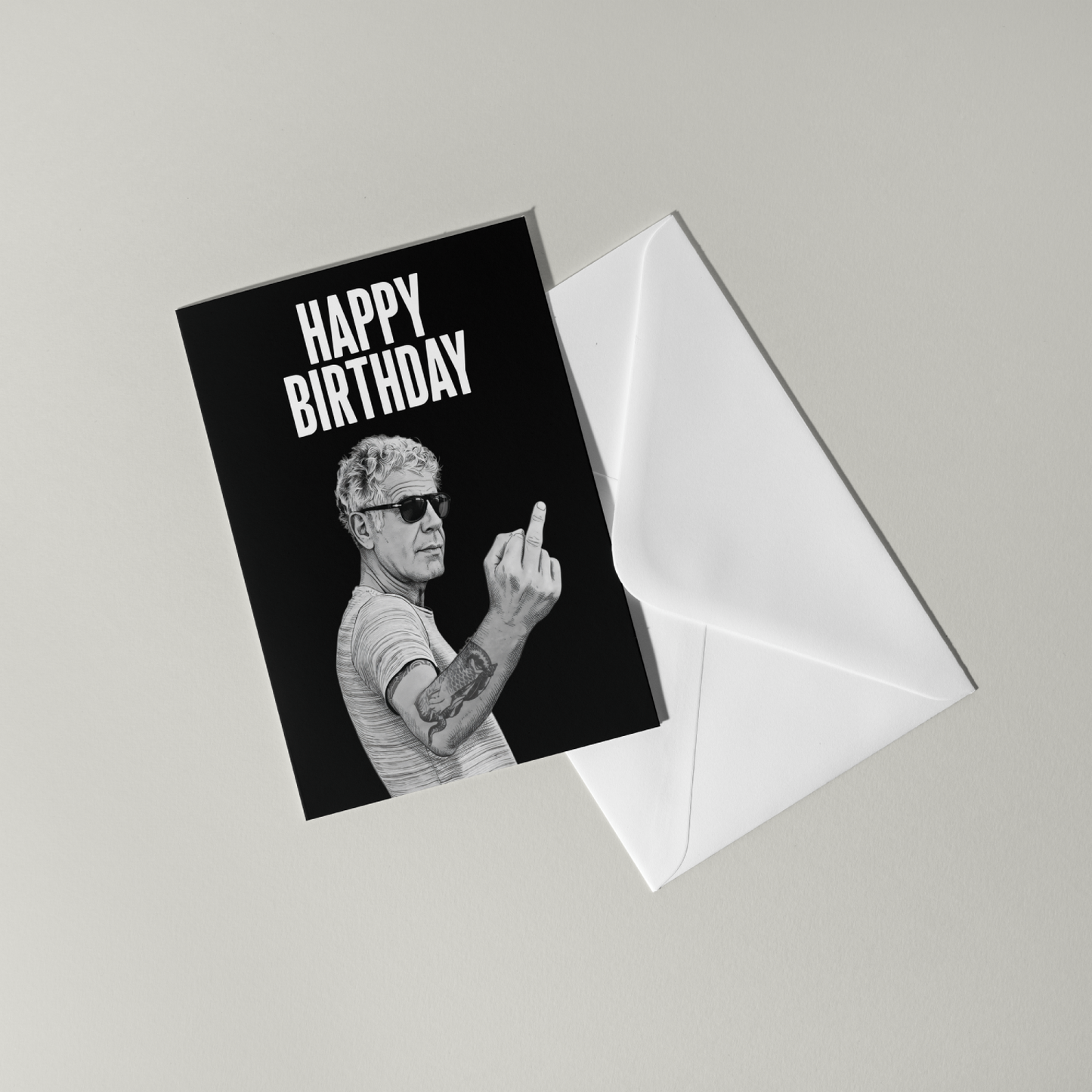 Anthony Bourdain Birthday Card