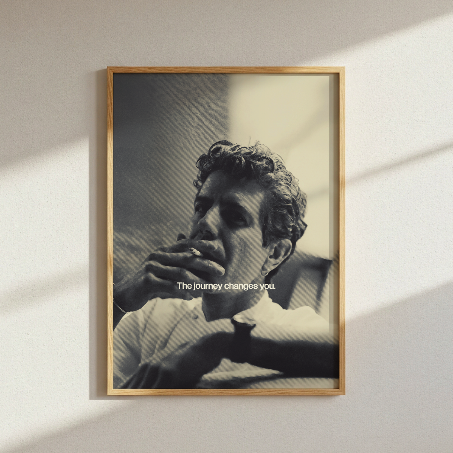Anthony Bourdain Quote Poster