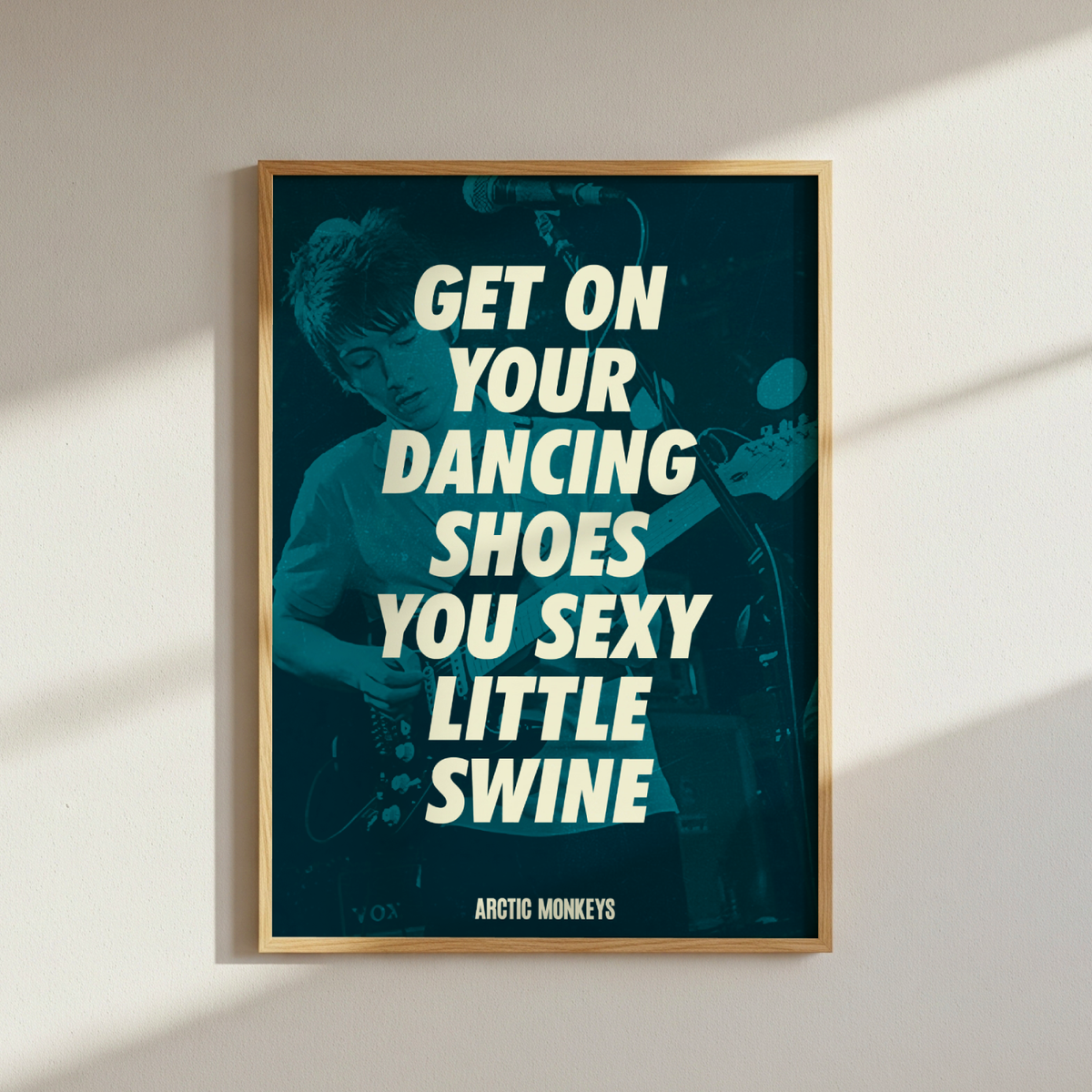 Arctic Monkeys Lyrics Poster