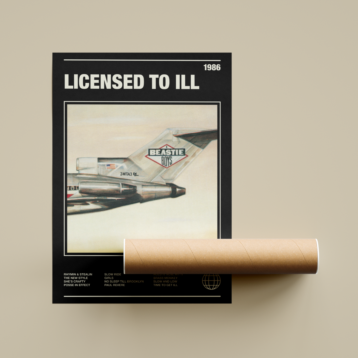 Beastie Boys Licensed To Ill Album Poster