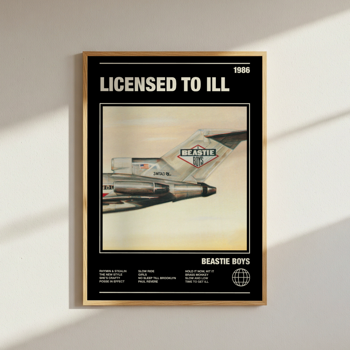 Beastie Boys Licensed To Ill Album Poster