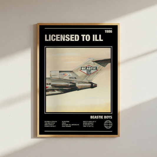 Beastie Boys Licensed To Ill Album Poster