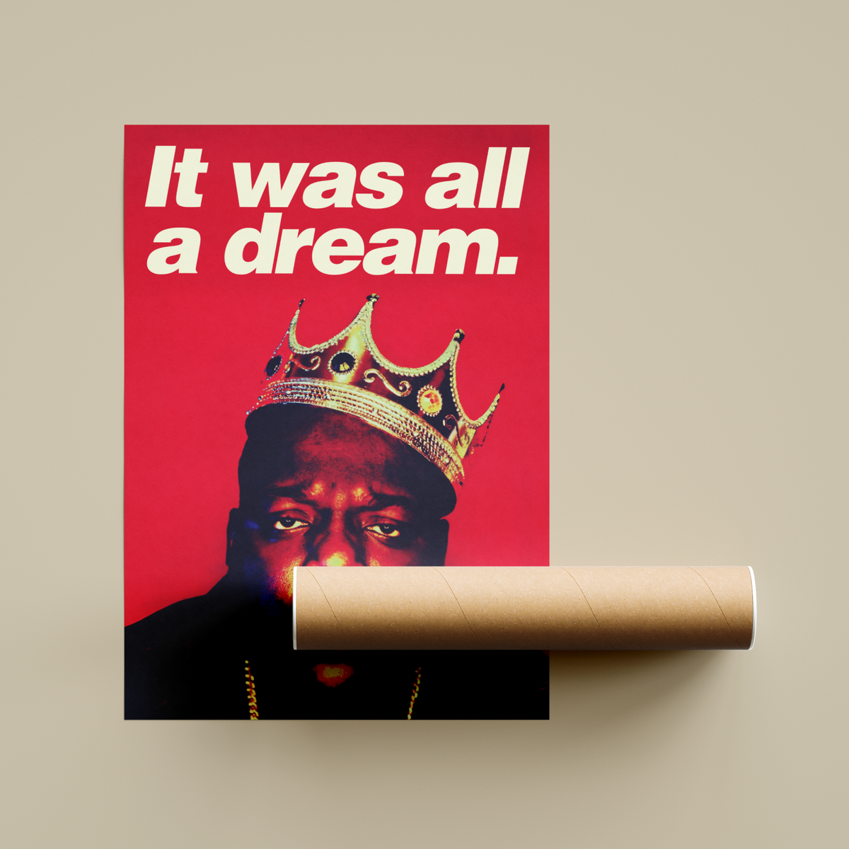 Biggie Smalls Lyrics Poster