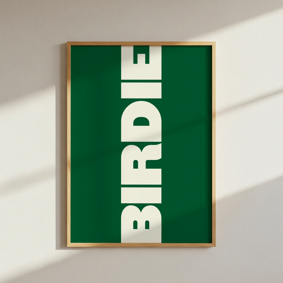 Birdie Golf Poster