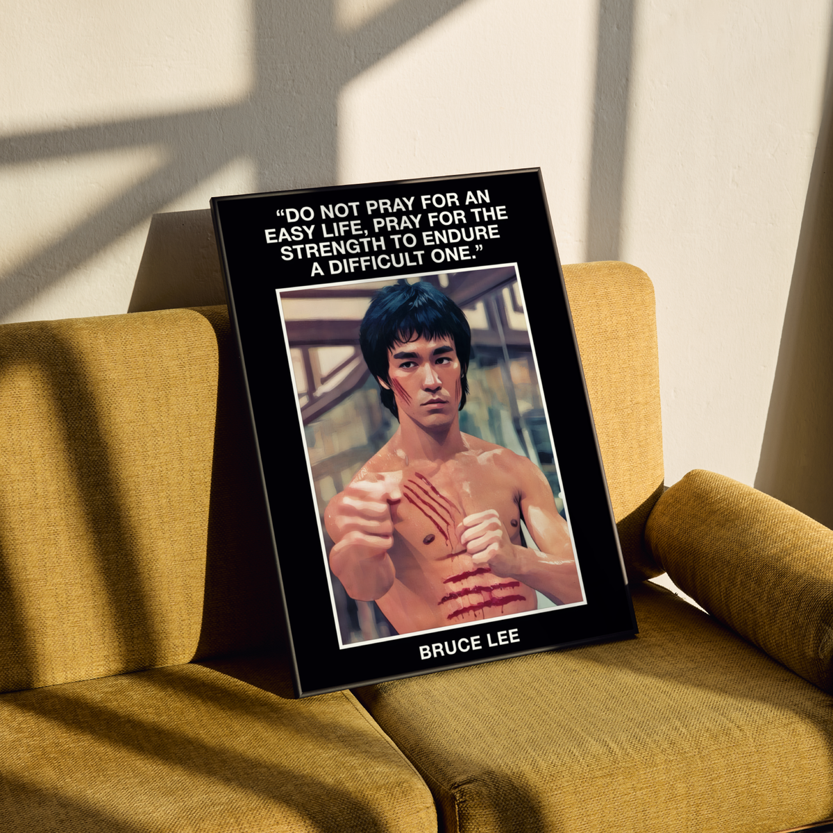 Bruce Lee Quote Poster