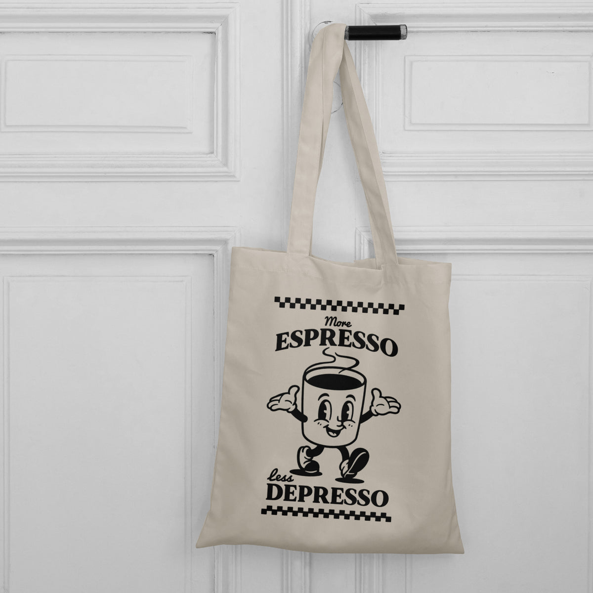 More Espresso Less Depresso Tote Bag