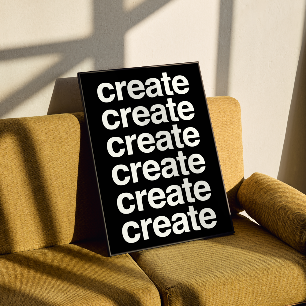Create Typography Poster