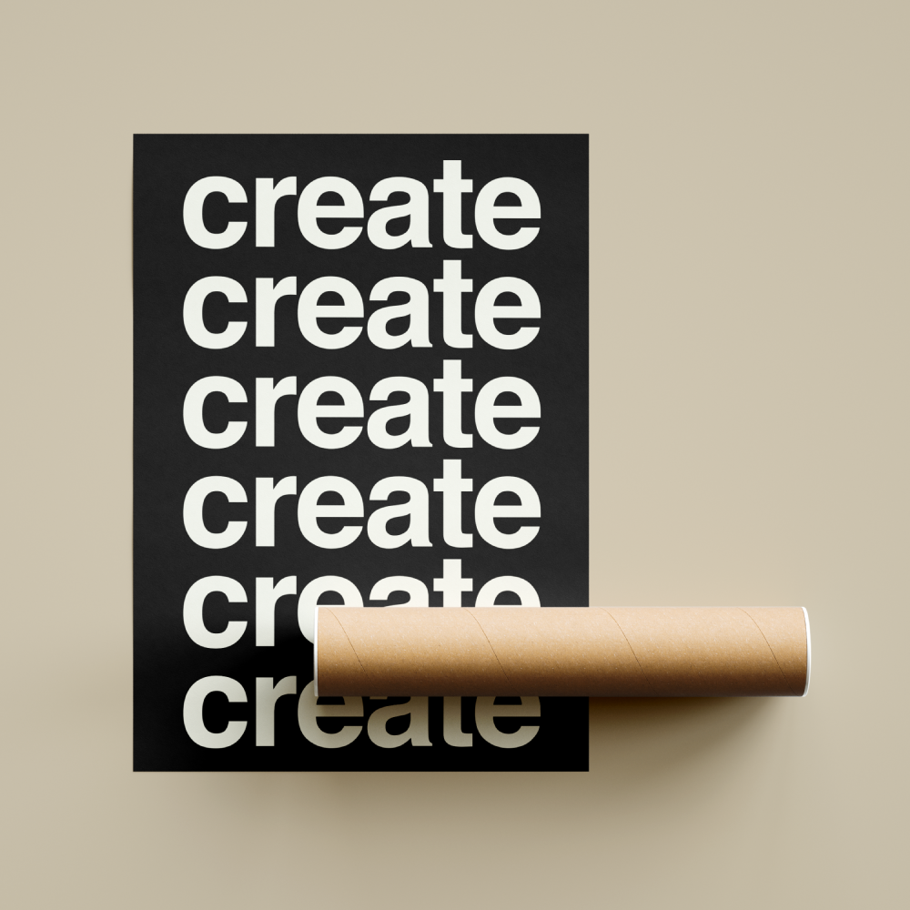 Create Typography Poster