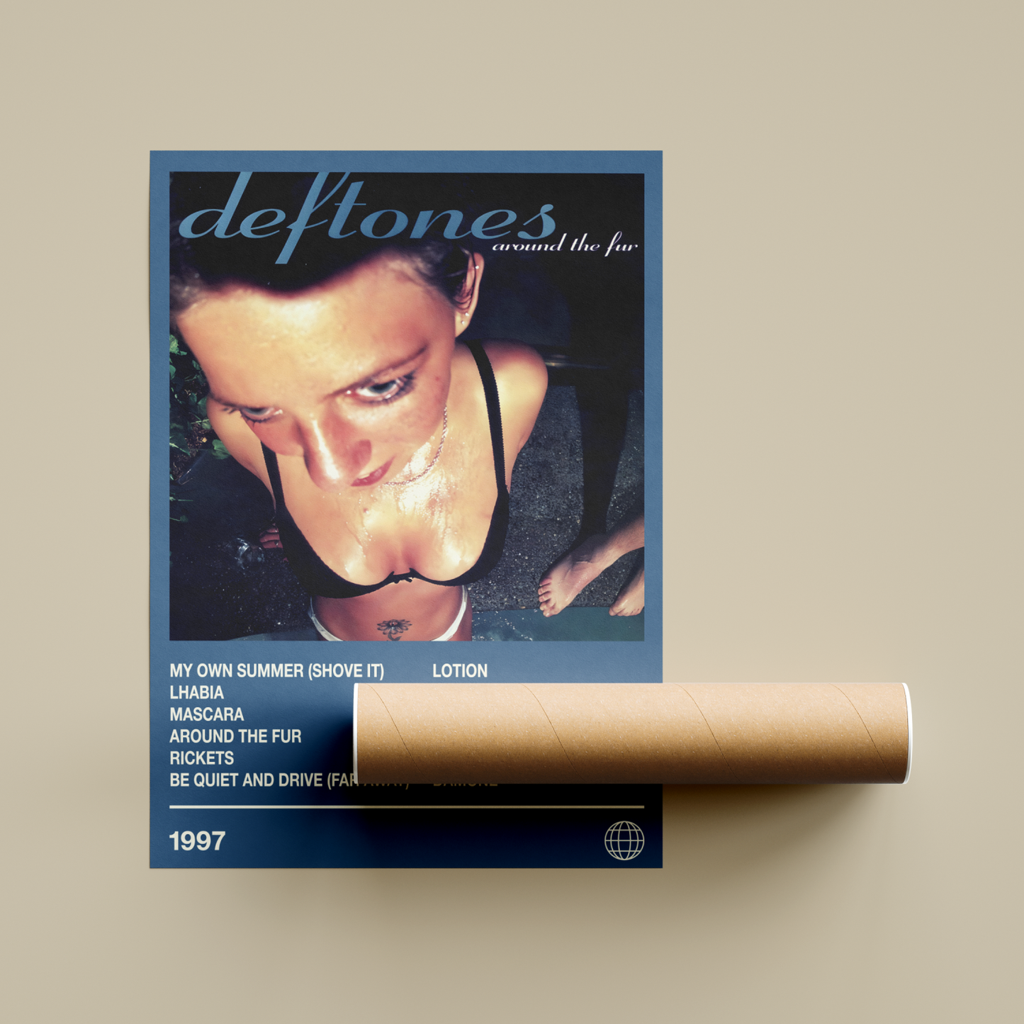 Deftones Around The Fur Album Poster