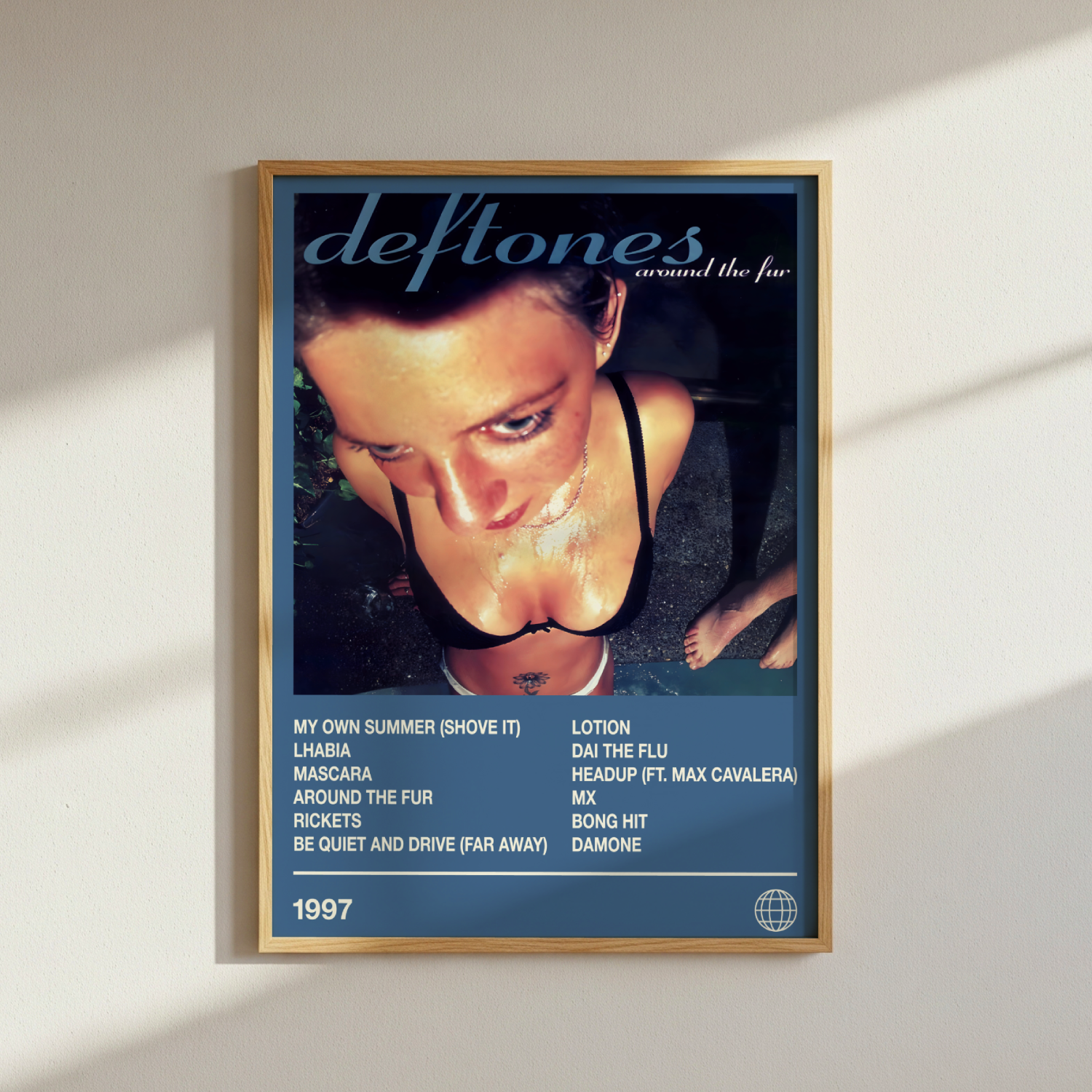Deftones Around The Fur Album Poster