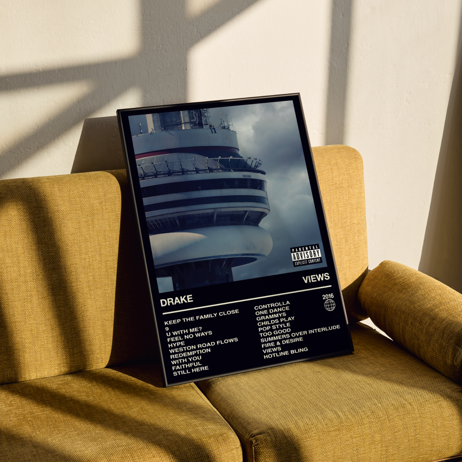 Drake Views Album Poster