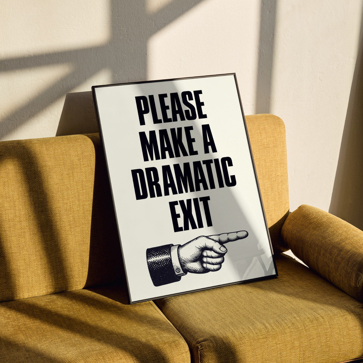 Dramatic Exit Poster