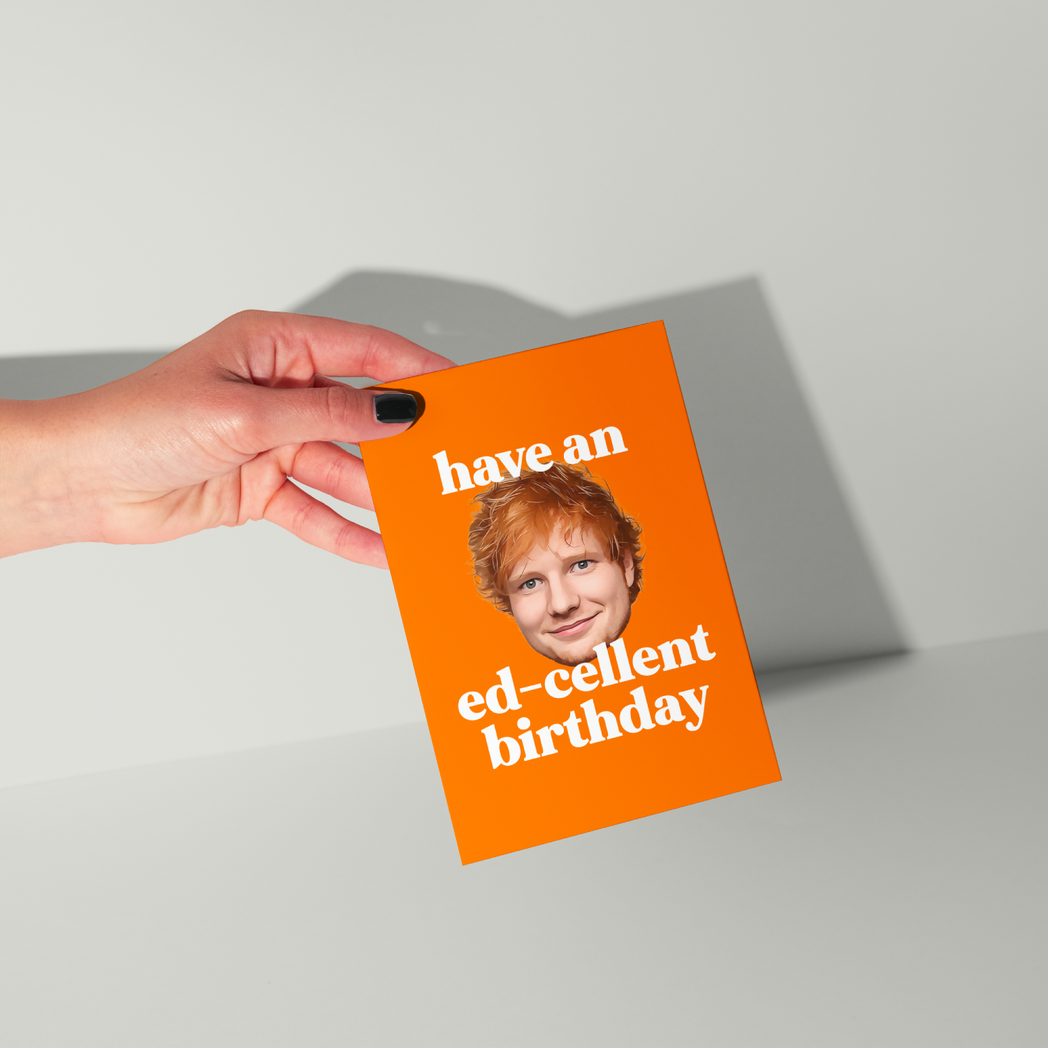 Funny Ed Sheeran Birthday Card