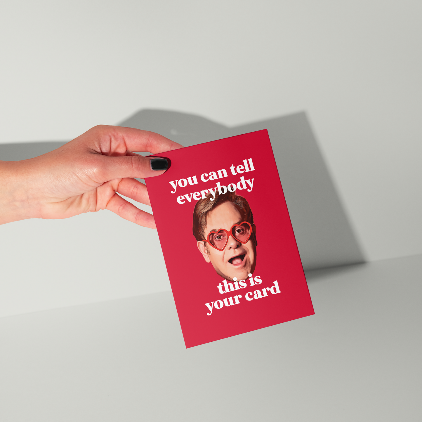 Elton John Birthday Card