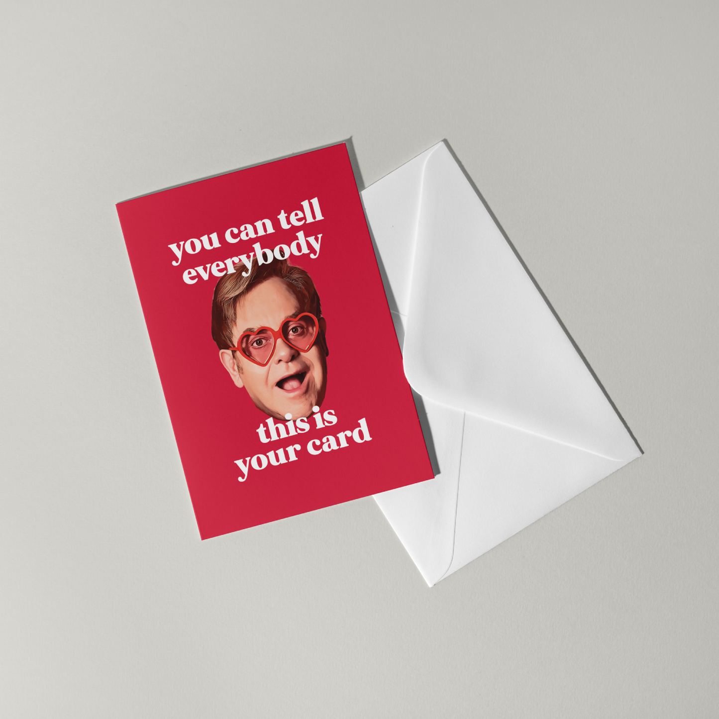 Elton John Birthday Card