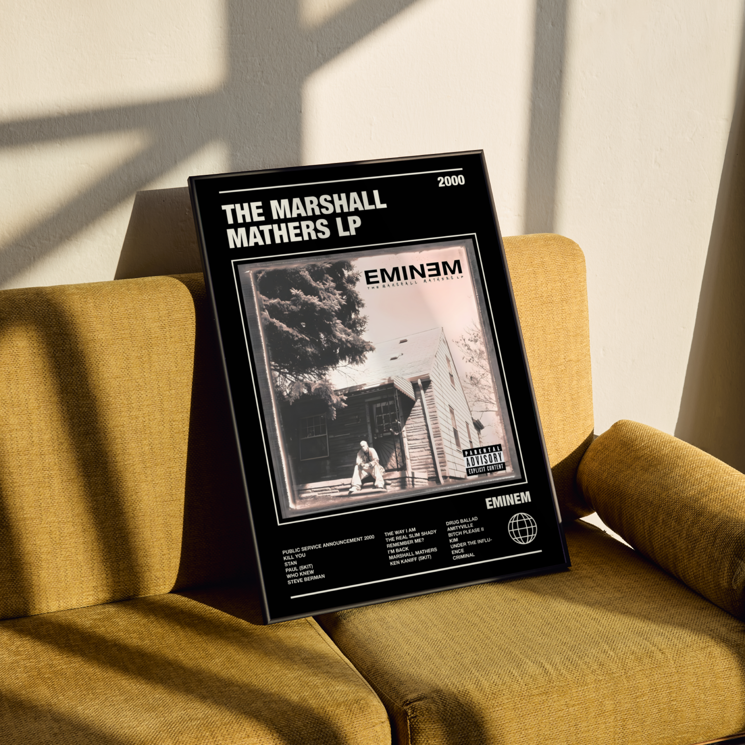Eminem The Marshall Mathers LP Album Poster