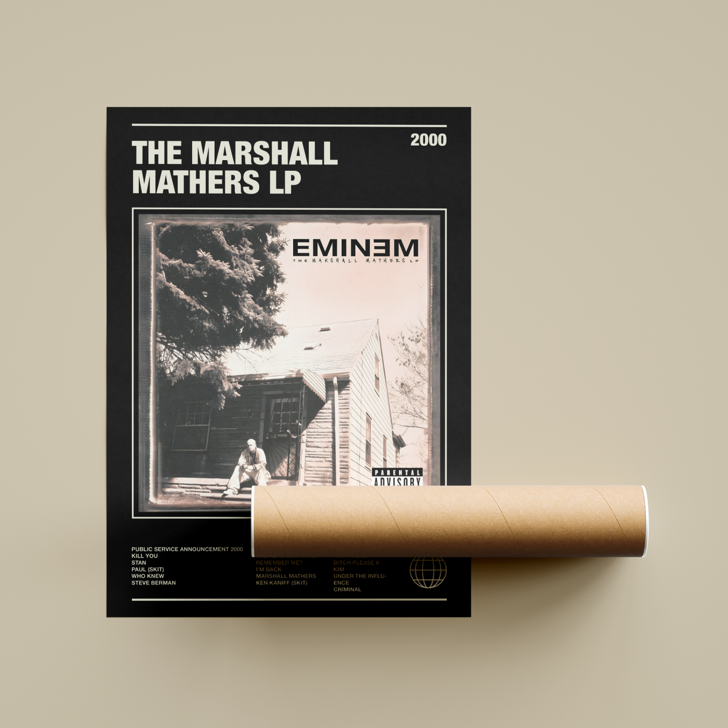 Eminem The Marshall Mathers LP Album Poster