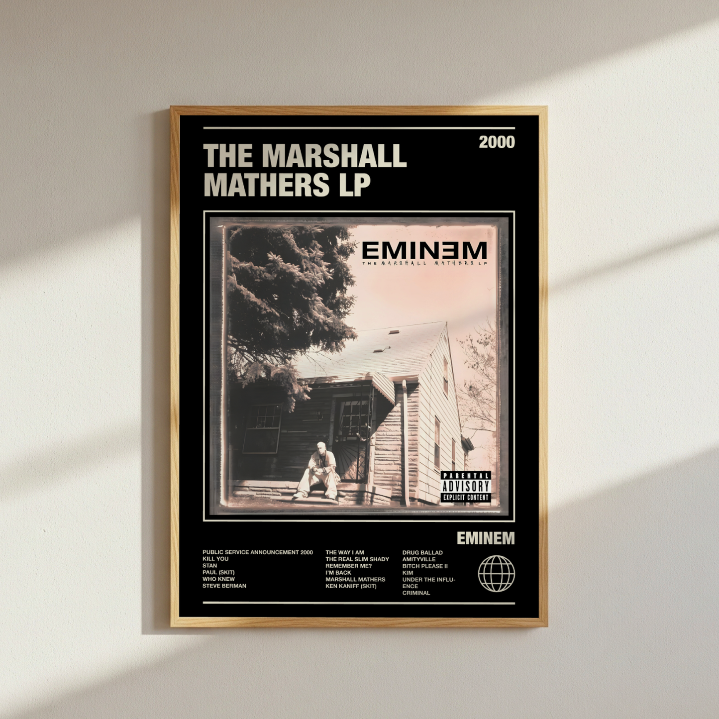 Eminem The Marshall Mathers LP Album Poster