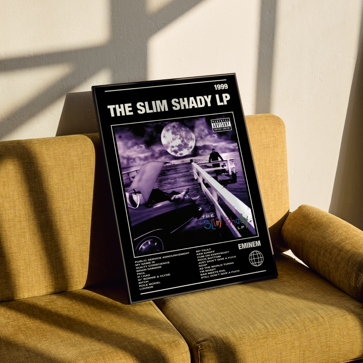 Eminem The Slim Shady LP Album Poster