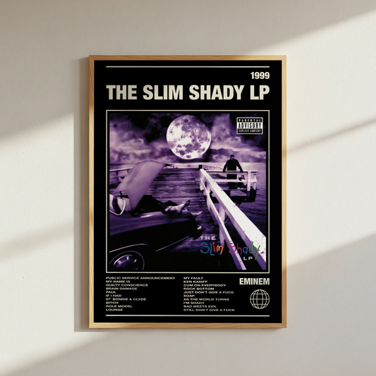Eminem The Slim Shady LP Album Poster