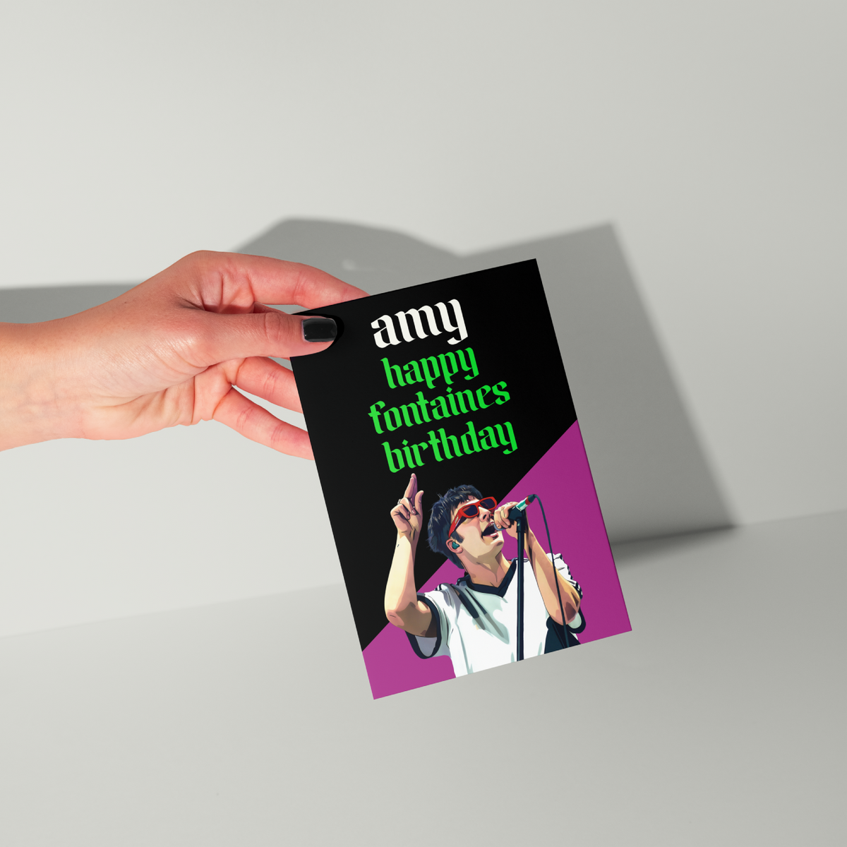 Fontaines DC Personalised Birthday Card