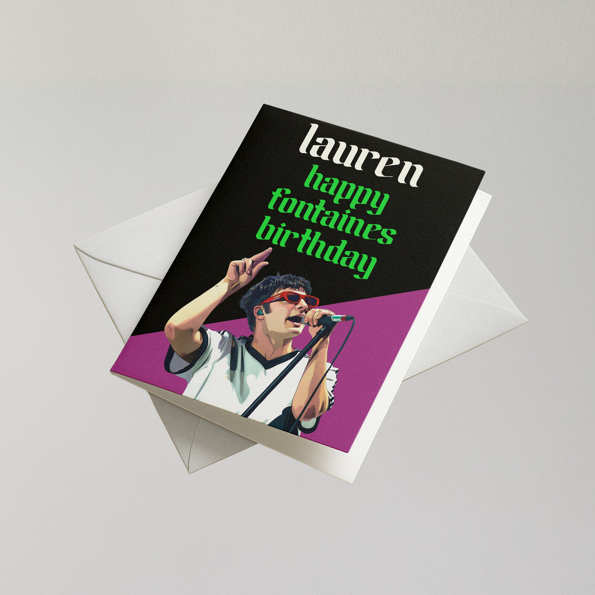 Fontaines DC Personalised Birthday Card