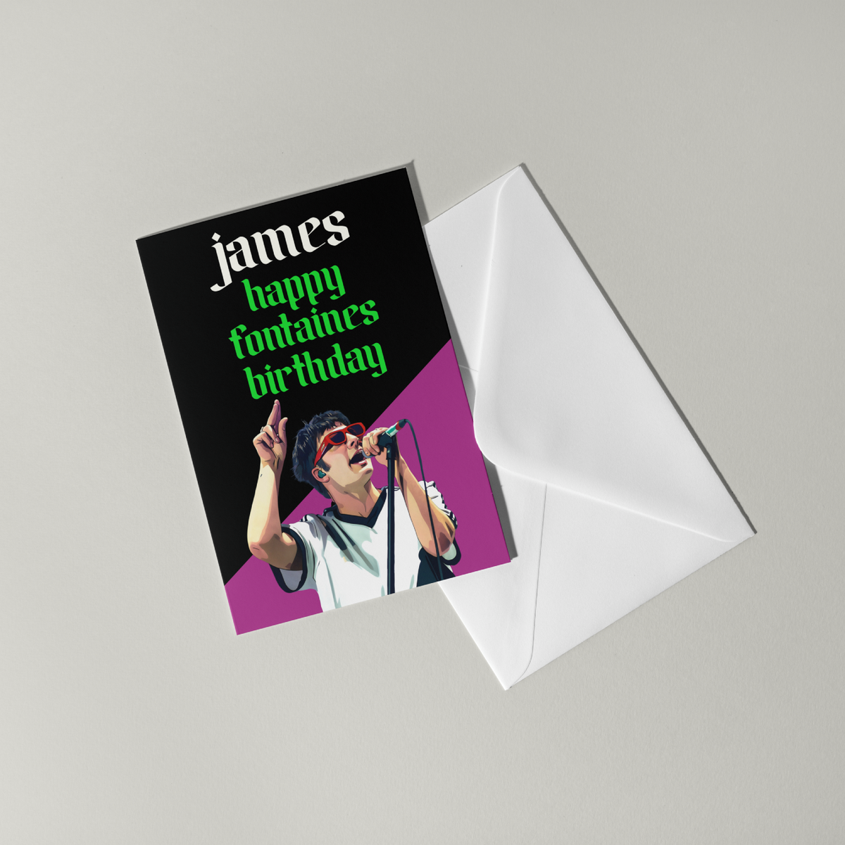 Fontaines DC Personalised Birthday Card