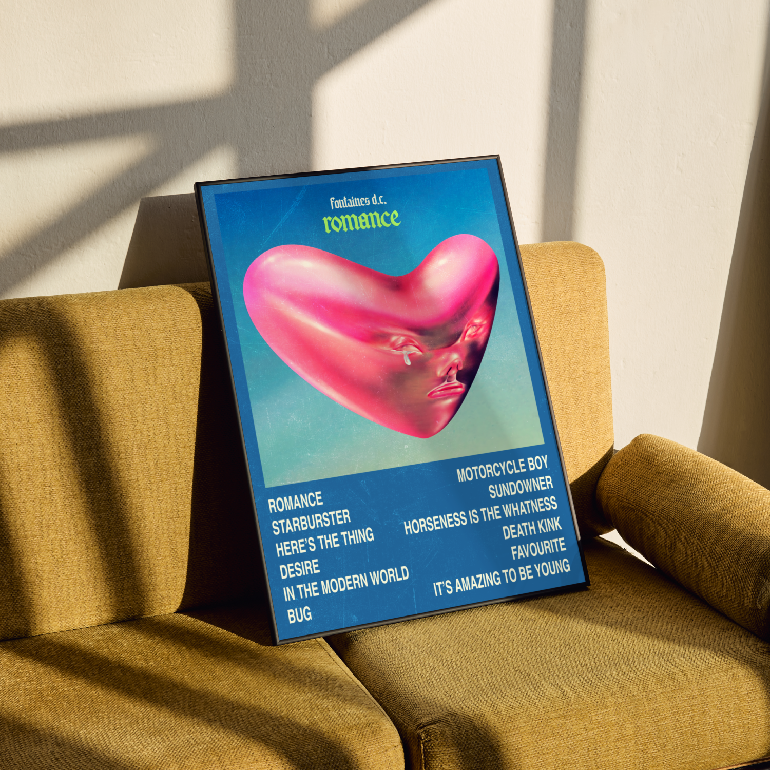 Fontaines DC Romance Album Poster