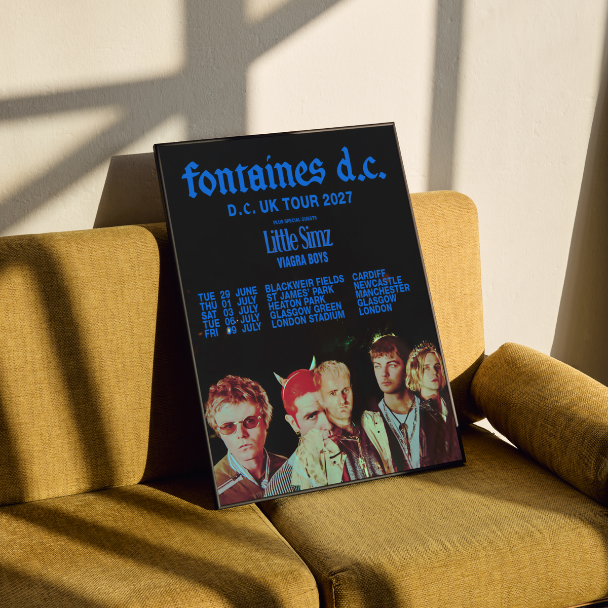 Fontaines DC UK Tour Poster 2027