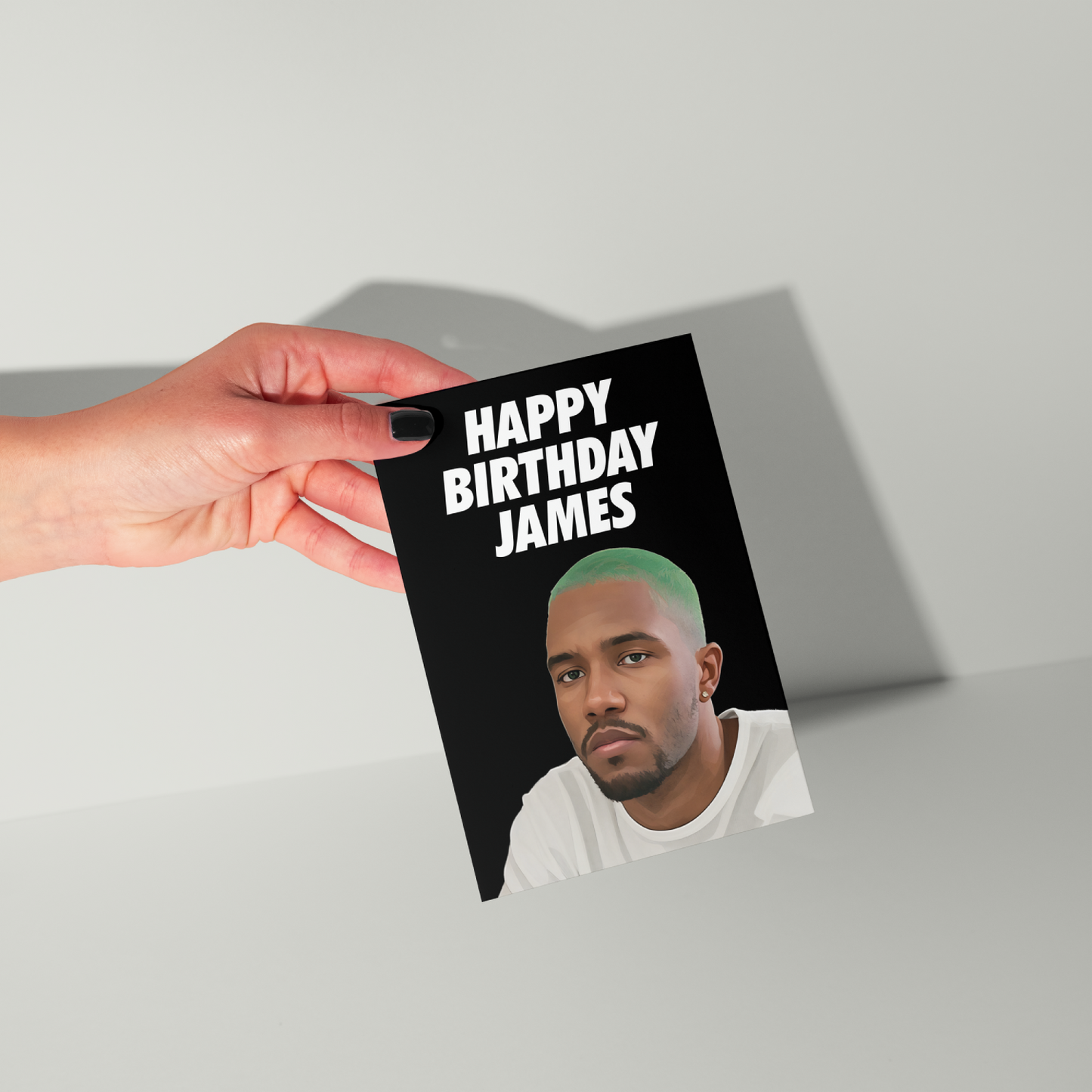 Frank Ocean Personalised Birthday Card